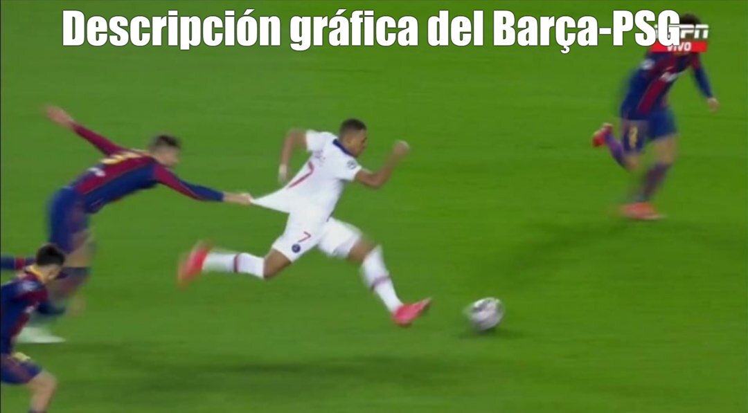 Los mejores memes de la dolorosa derrota de el Barça PSG de Champions 3