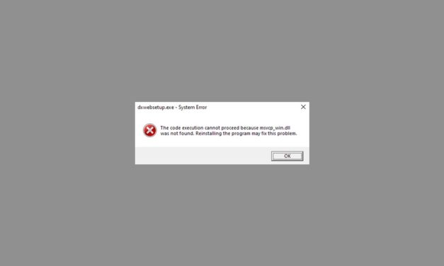 Cómo solucionar el error Falta MSVCP_WIN.dll en el equipo en Windows