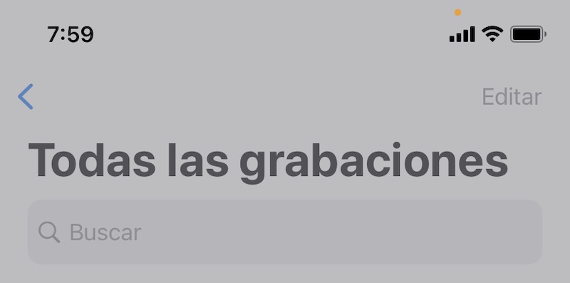 Qué significa el punto naranja o verde que aparece en tu iPhone 2