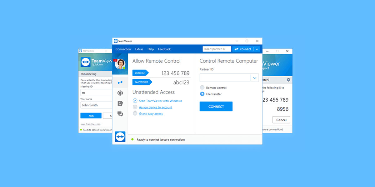 TeamViewer no funciona, el programa de control remoto se cae