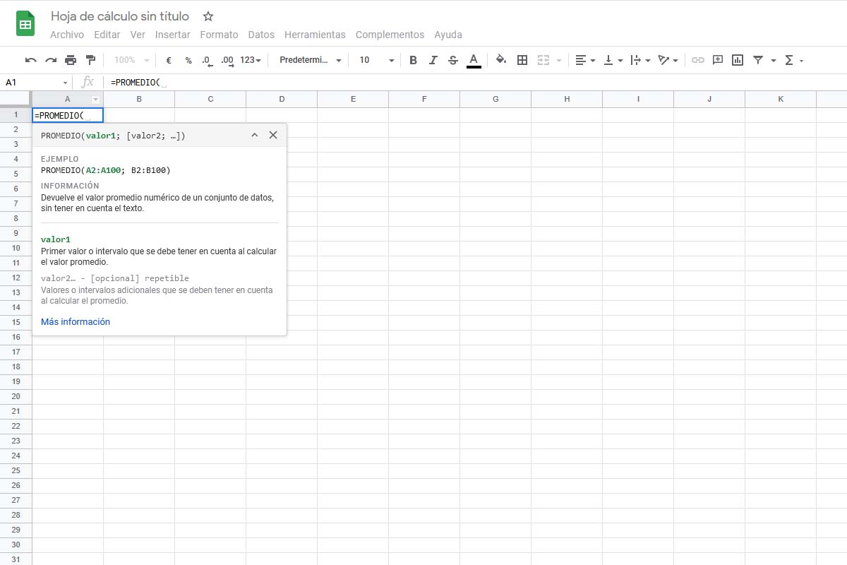 10 fórmulas clave para aprovechar el potencial del Excel de Google 4