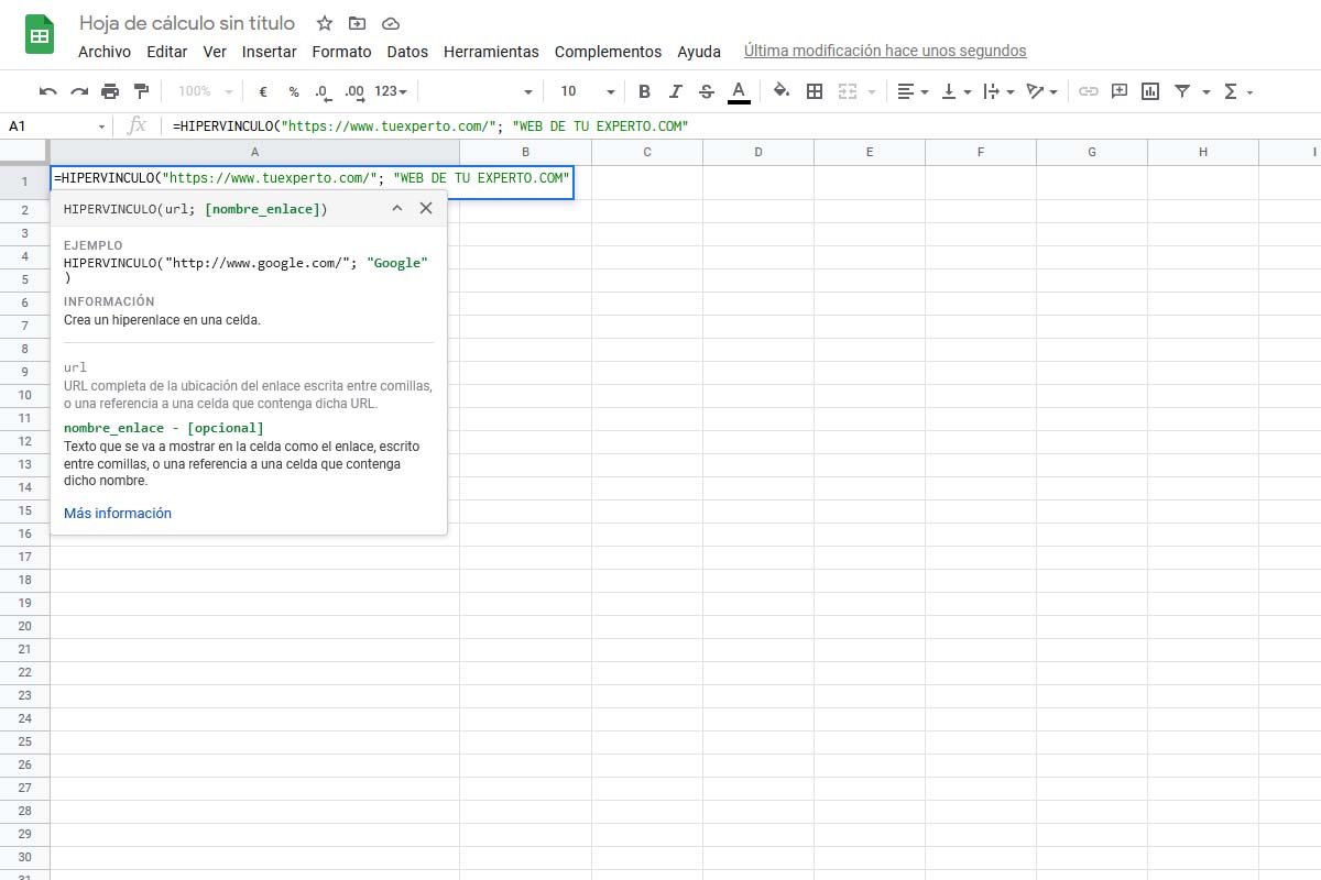 10 fórmulas clave para aprovechar el potencial del Excel de Google 1