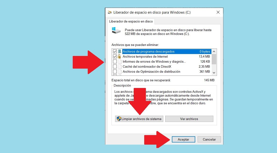 7 trucos para liberar espacio en Windows 10