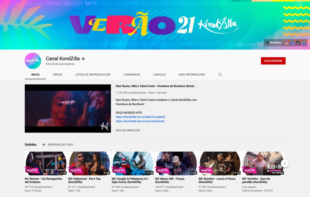 Los 10 canales de YouTube con más seguidores 5