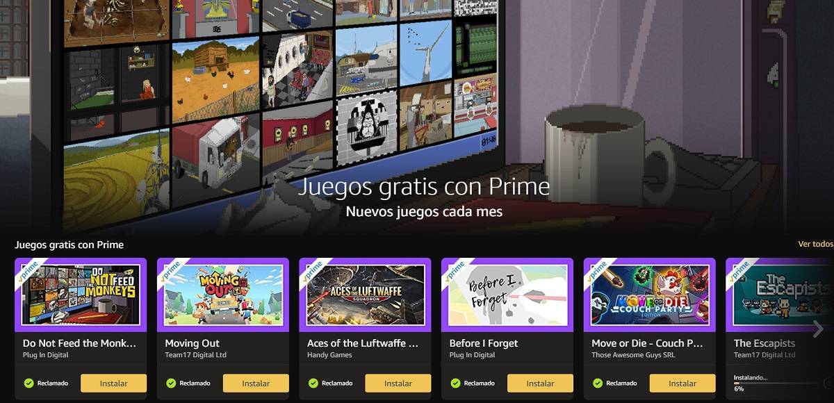 AMAZON GAMES: Cómo conseguir juegos gratis cada mes con Amazon Prime