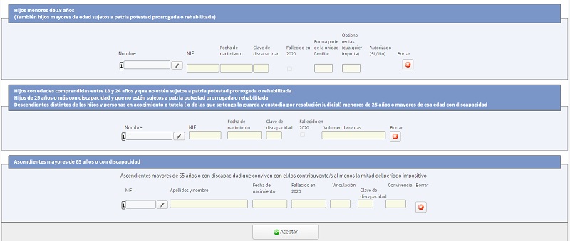 Cómo funciona el simulador de la Agencia Tributaria para la Renta 2020-2021 4