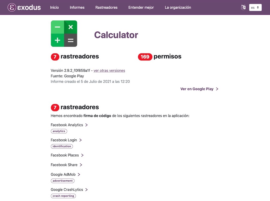 Esta web te dice si las aplicaciones de tu móvil te espían 2