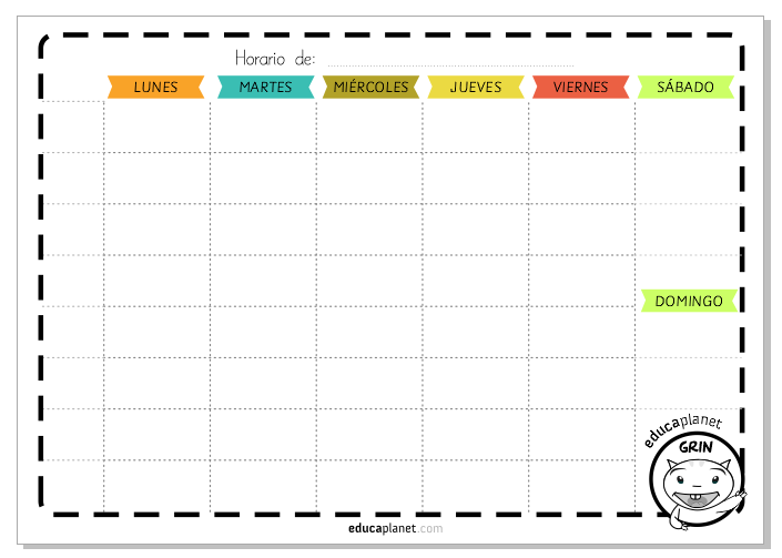 Calendario escolar 2021-2022, más de 70 plantillas y horarios para imprimir 5