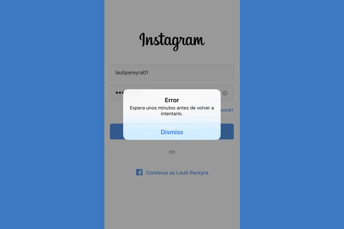 Mensaje "Instagram error: Espera unos minutos antes de volver a intentarlo": por qué aparece y solución 1