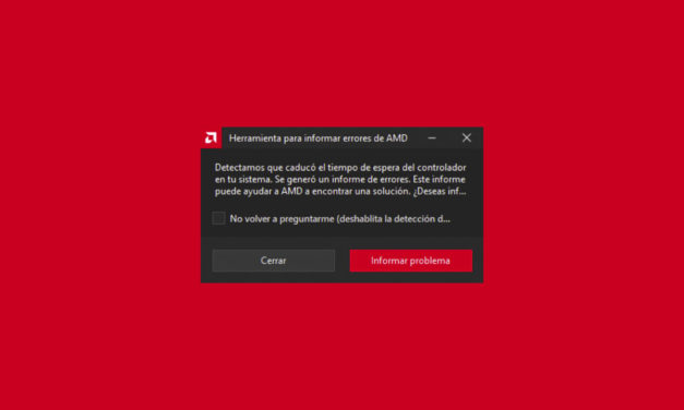 Cómo solucionar el error Caducó el tiempo de espera del controlador AMD en Windows 10