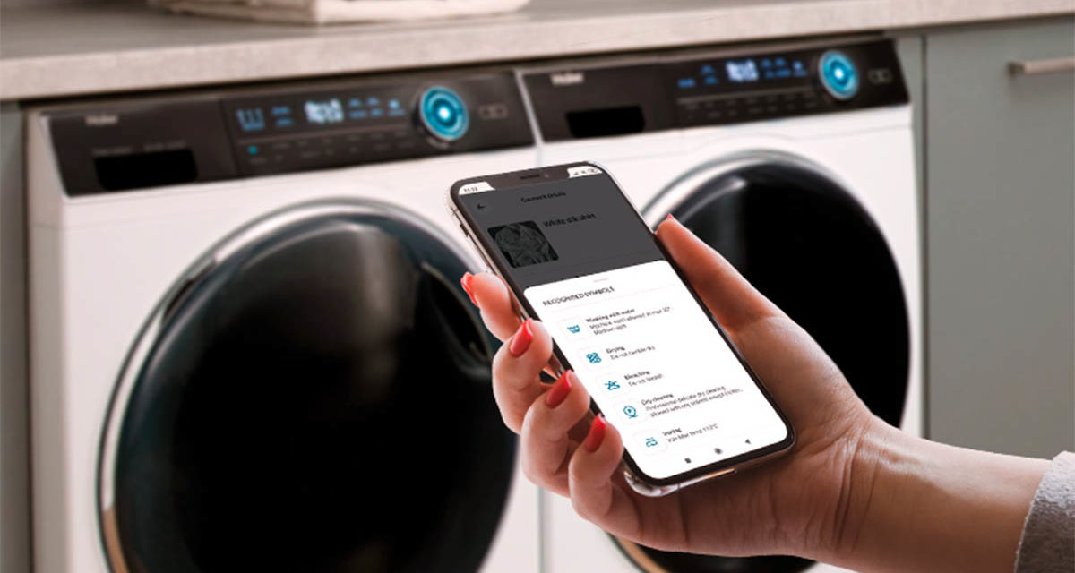 Esto es todo lo que puedes hacer con tu lavadora I-PRO SERIES 5 de Haier desde el móvil