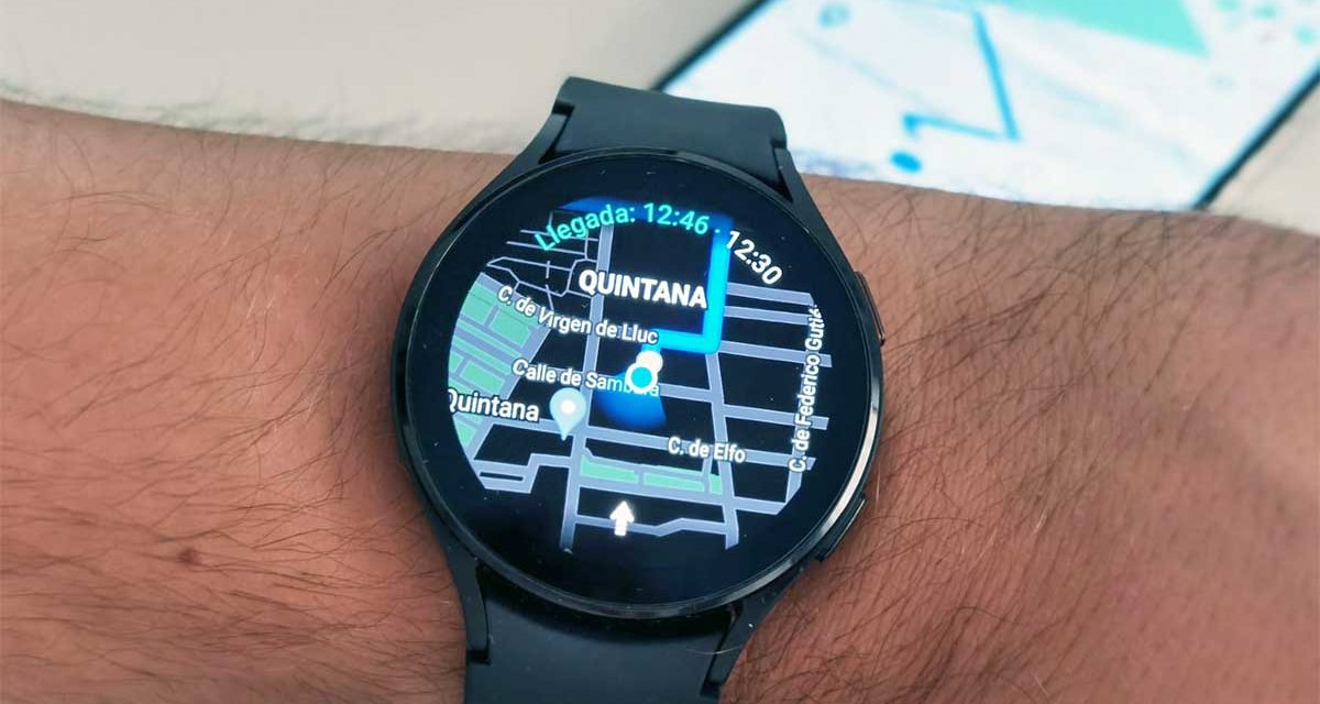 Cómo guiarte con Google Maps en el smartwatch Samsung Galaxy Watch4