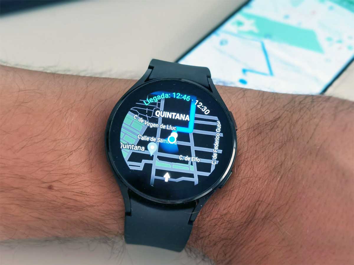 Samsung Galaxy Watch4 mapas