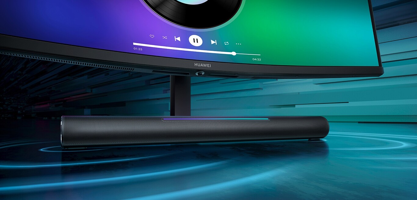 Huawei MateView GT, 34 pulgadas de pantalla curva y barra de sonido integrada 1