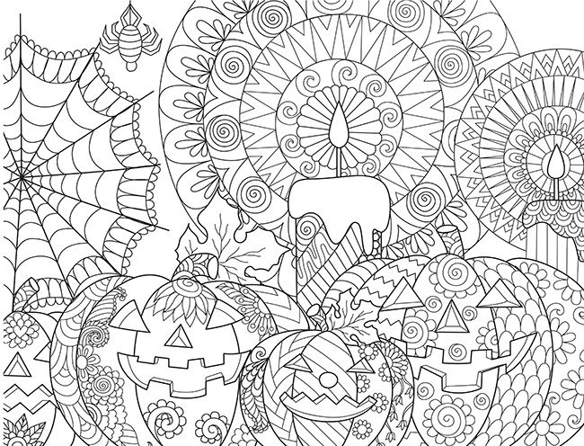 halloween pumpkin coloring