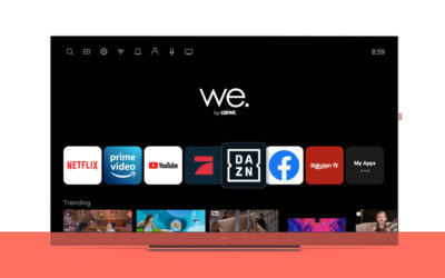 We. SEE 55 by Loewe, televisor 4K con gran diseño y 80W de sonido