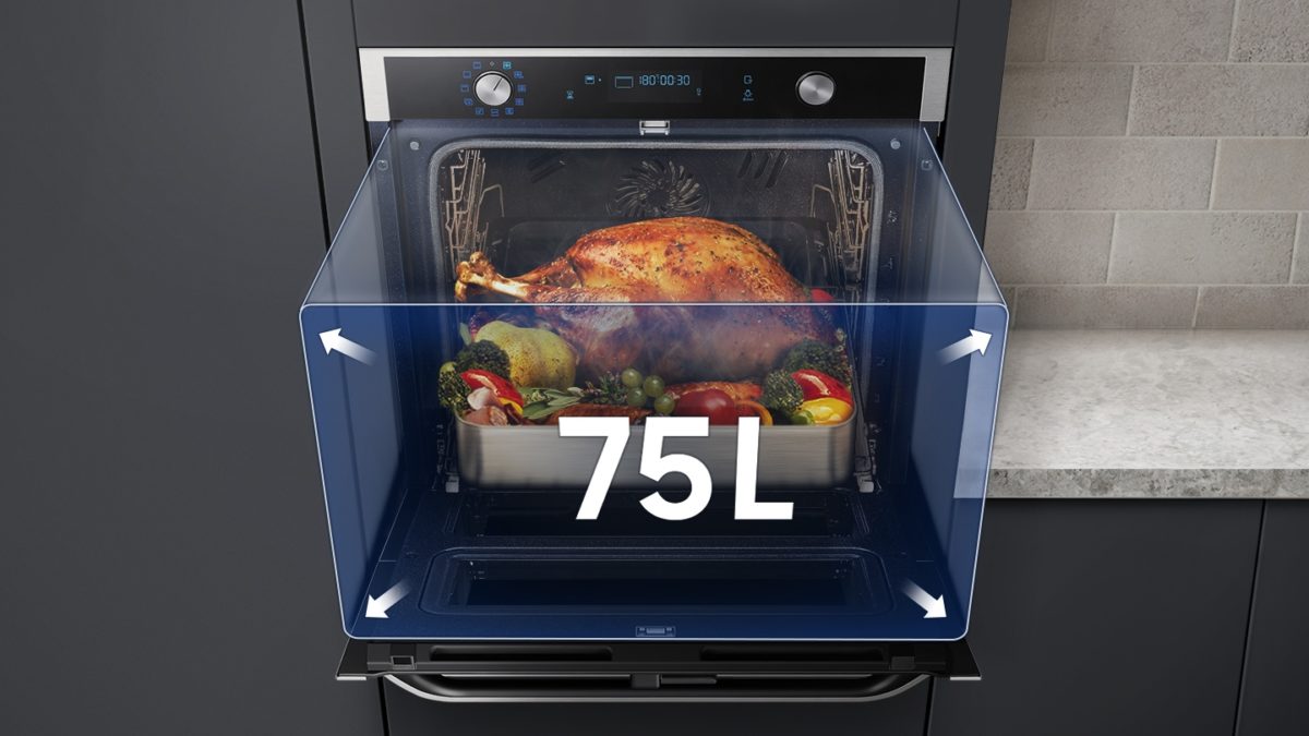 Samsung lanza un horno con doble convección; cocina a dos temperaturas