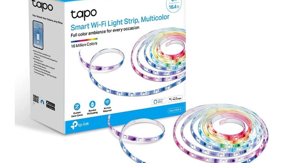 TP-Link Tapo L920-5, tira de luces LED con hasta 50 zonas de color y muchas funciones extra