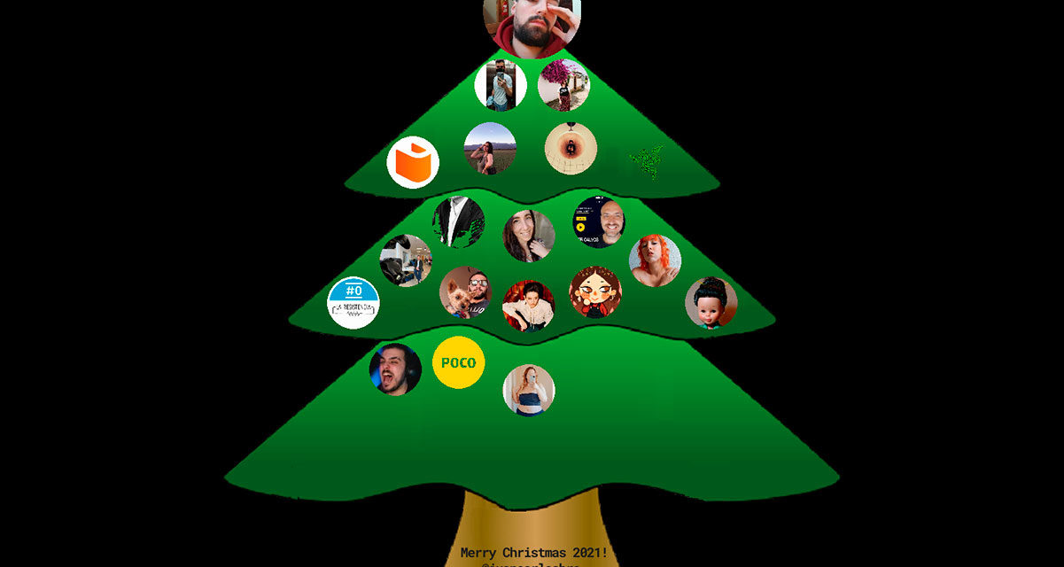 Cómo crear un árbol de Navidad en Twitter con seguidores