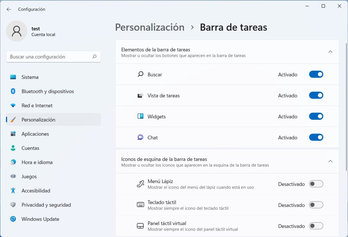 Configuraciones de Windows 11 (3)