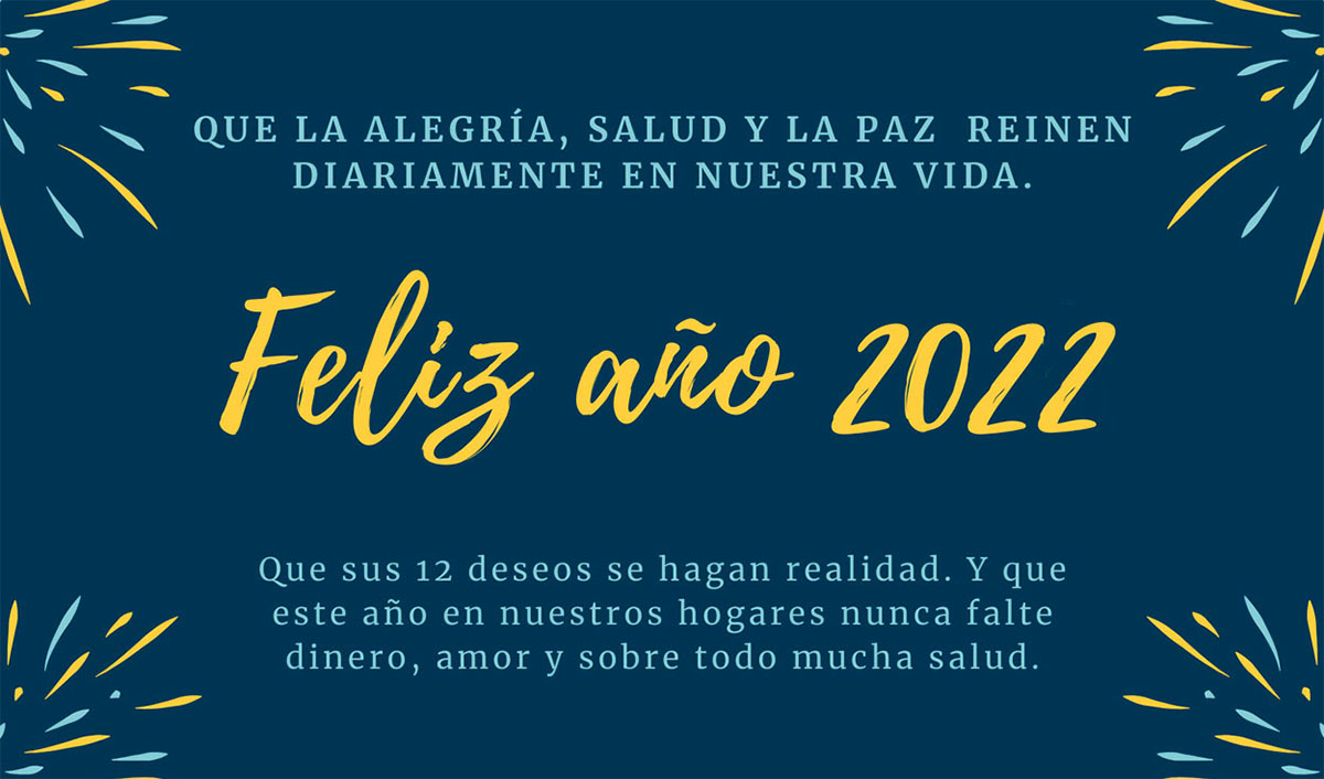 50 mensajes, felicitaciones y deseos para enviar en Año Nuevo 2022