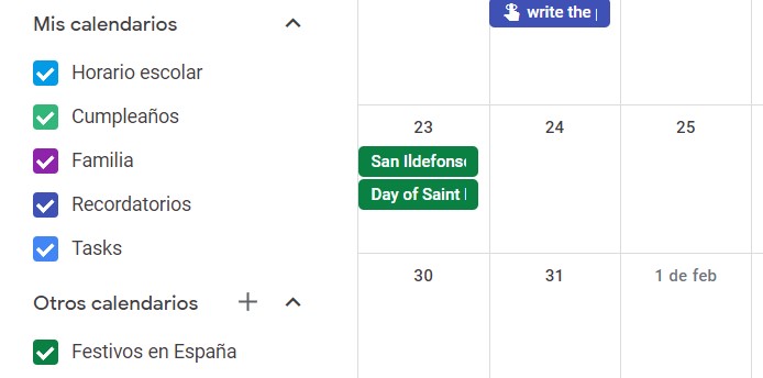 Cómo crear un horario en Google Calendar para el trabajo o tus clases 2
