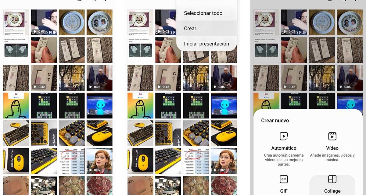 Cómo crear collages animados para Instagram en el Samsung Galaxy S21 FE