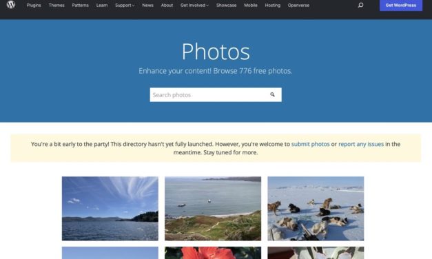 Probamos Photos, el nuevo repositorio de imágenes gratuitas de WordPress