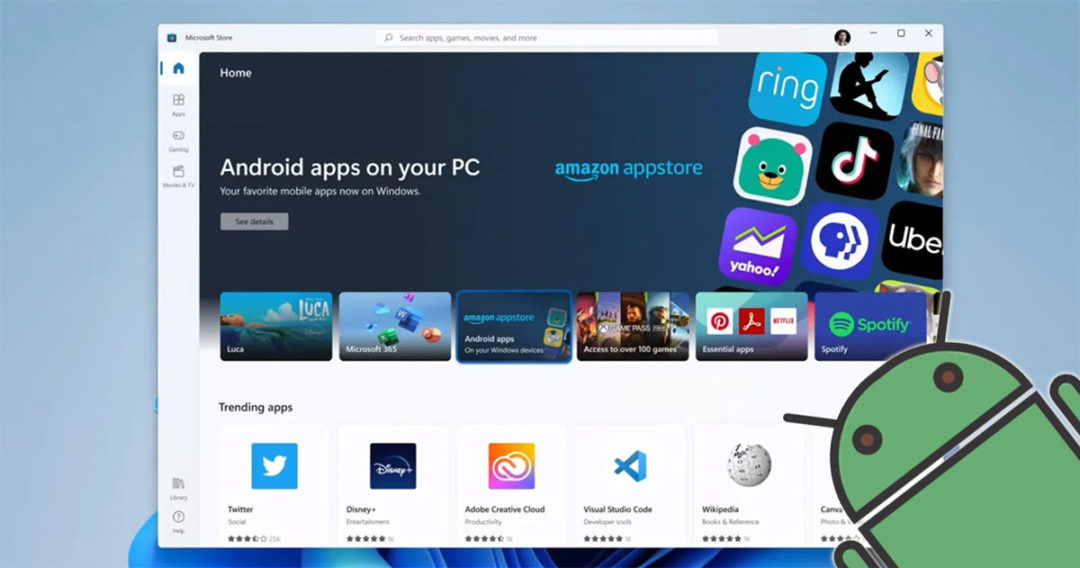 Cómo instalar apps de Android en Windows 11
