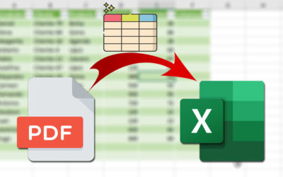 Cómo pasar tablas de PDF a Excel sin usar programas externos