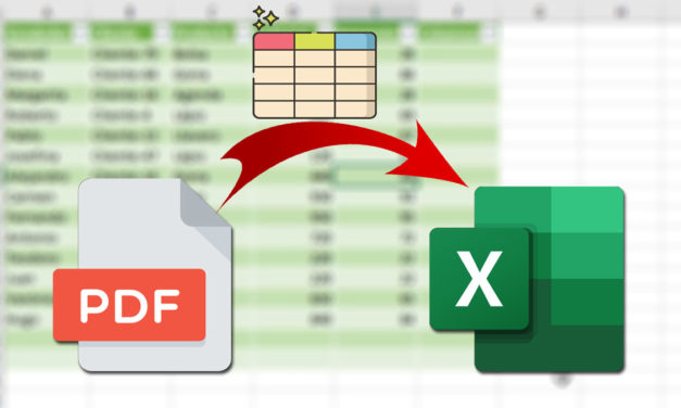 Cómo pasar tablas de PDF a Excel sin usar programas externos