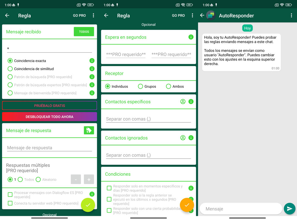 App de Autoresponder para WhatsApp 