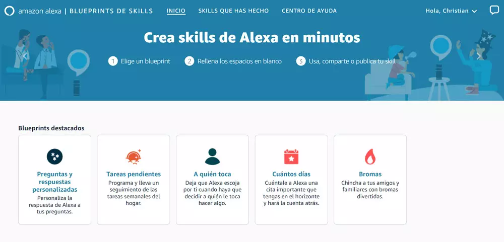  Quién es Quién : Alexa Skills