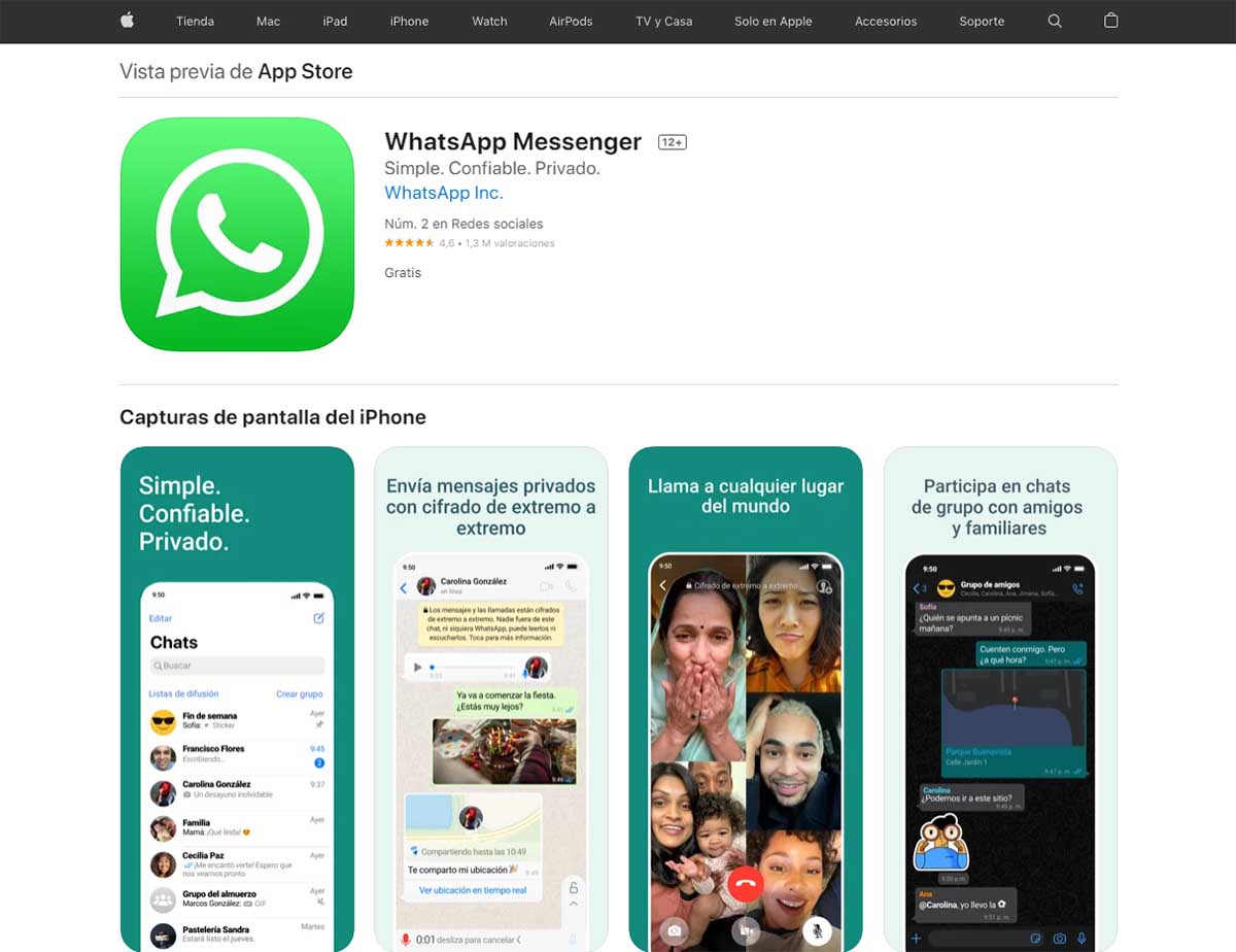 Cómo descargar wassap desde AppStore
