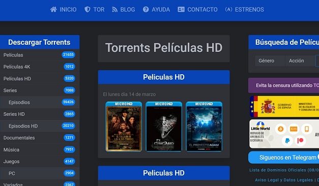 10 alternativas a DonTorrent para descargar torrent en 2022