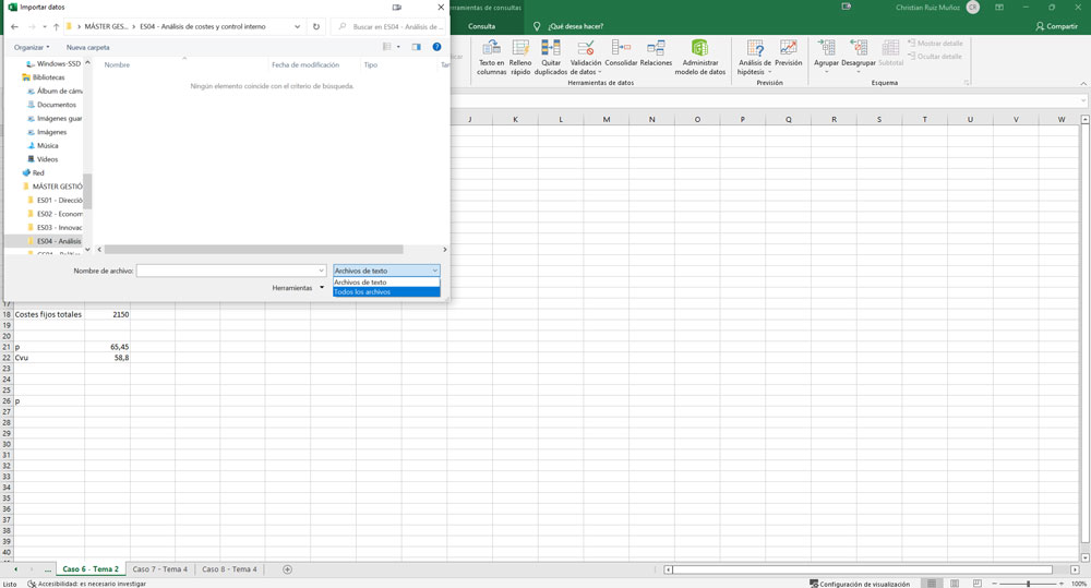 Pasar tabla del PDF a Excel 2