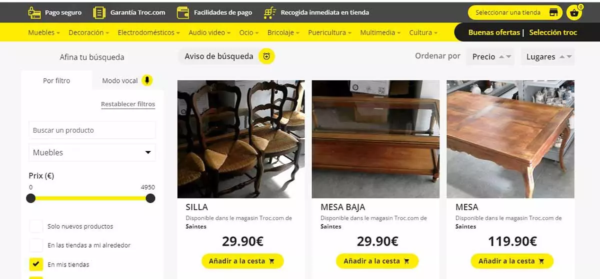 Las mejores webs para comprar muebles usados de segunda mano en 2022