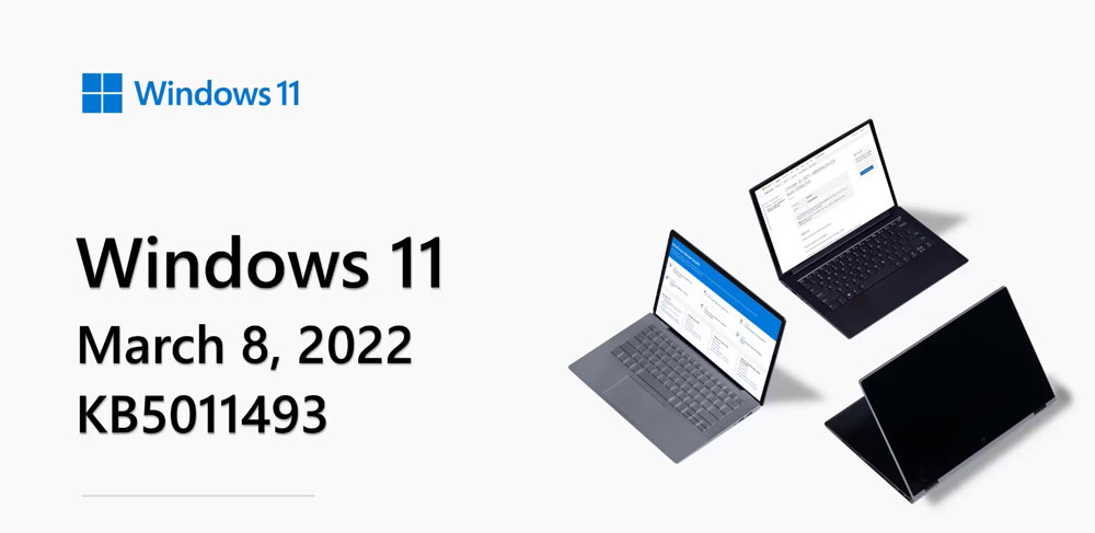 Windows 11 actualización KB5011493