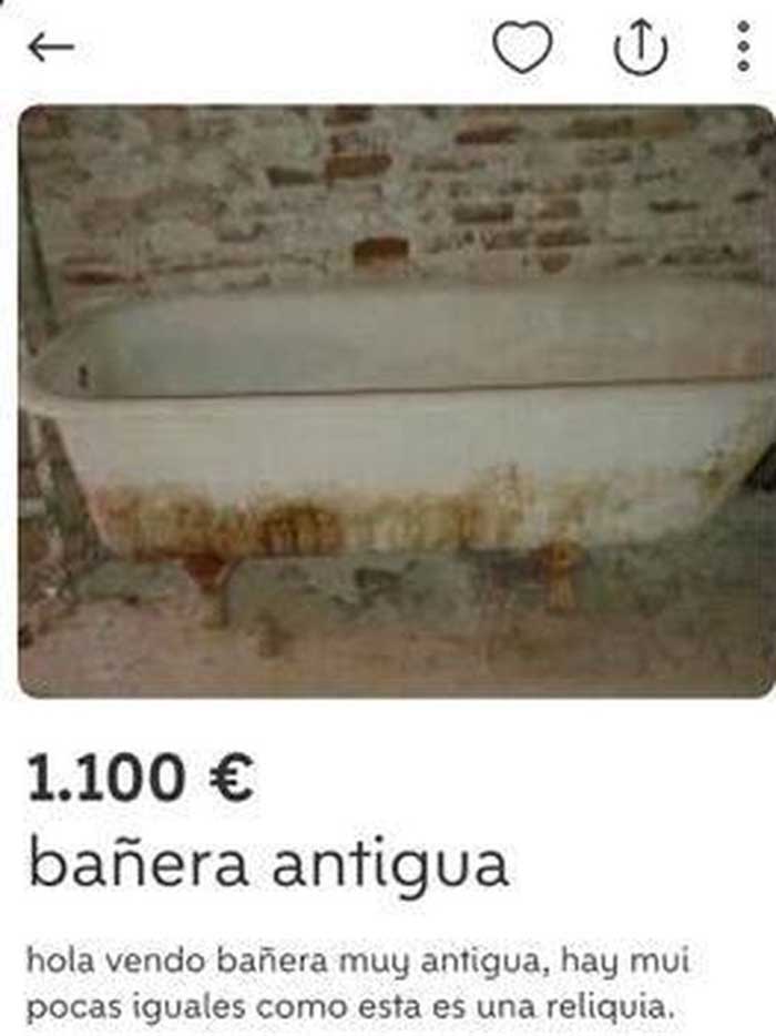 bañera antigua