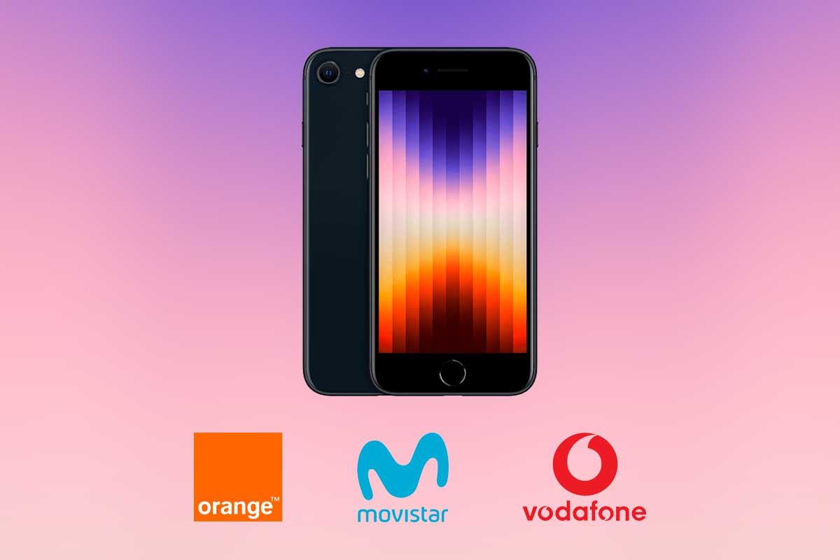 Tarifas y precios del iPhone SE 2022 en Movistar, Orange y Vodafone