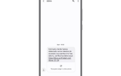 Hemos detectado varios intentos de acceso a su cuenta de BBVA: cuidado con este SMS