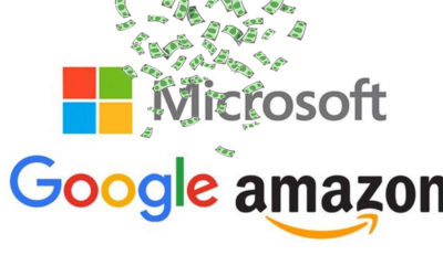 ¿Con qué ganan más dinero Google, Microsoft y Amazon?