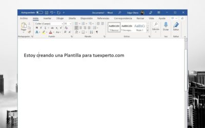 Cómo crear una plantilla en Word paso a paso