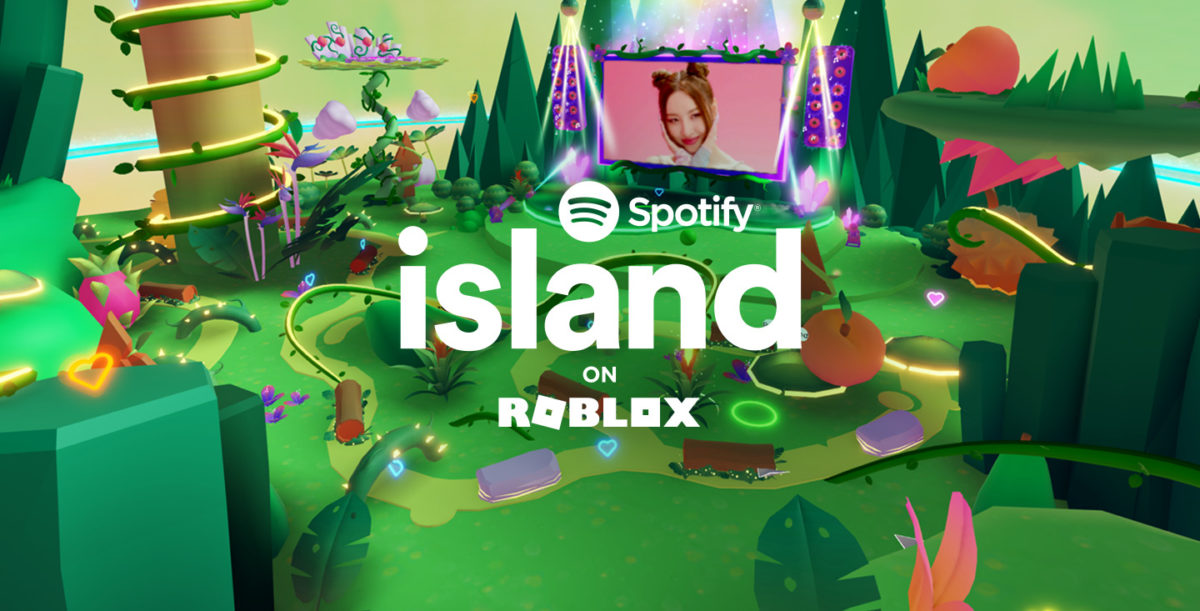 Cómo jugar con artistas y usuarios en la isla Spotify en Roblox 1