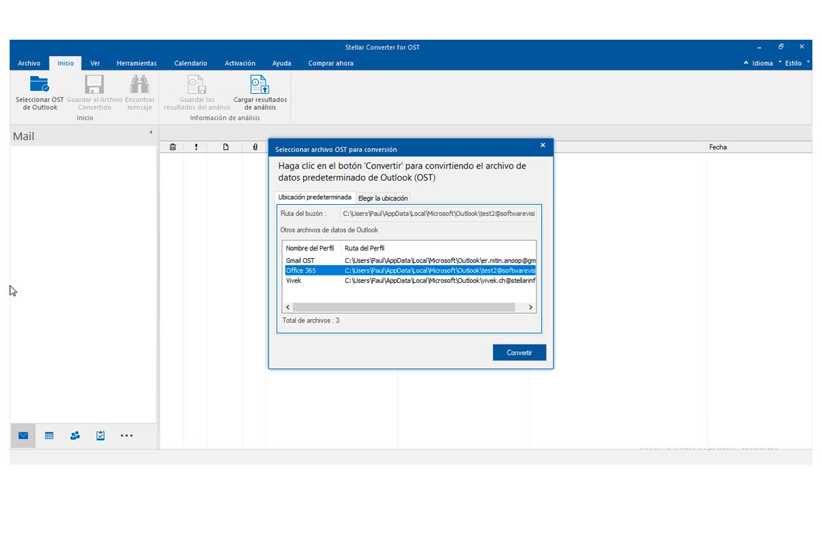 ¿Cómo puedo abrir el archivo OST de Outlook huérfano en Outlook?