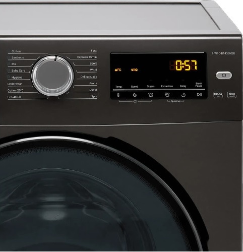 pantalla de control y programas lavadora Haier HW90-B1439NS8
