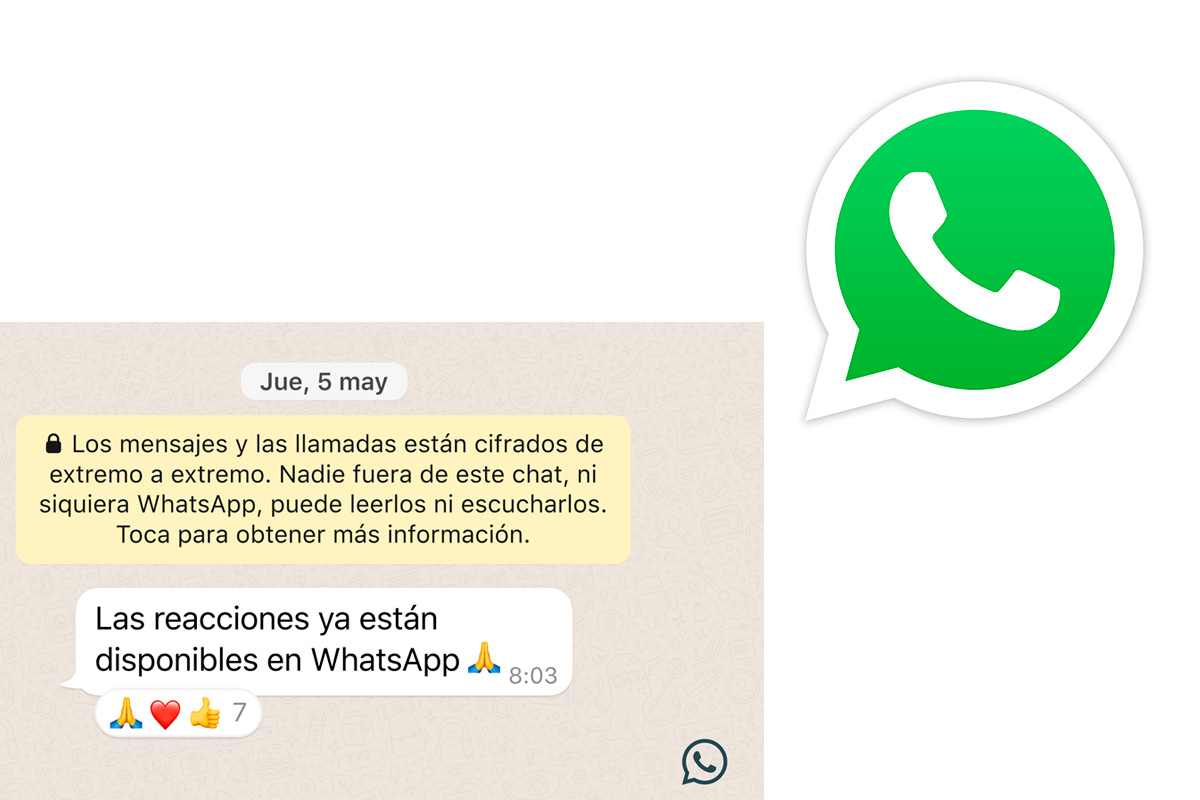 Reacciones de WhatsApp, la nueva función tipo Facebook que ya está disponible en España 1