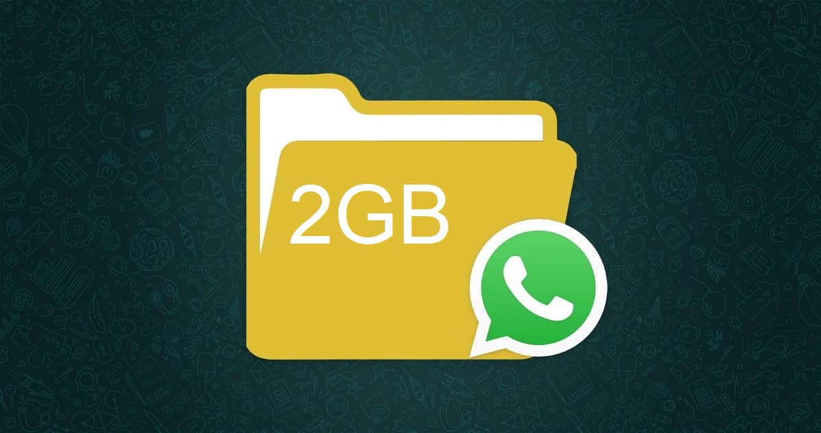 2GB tamaño limite maximo permitido enviar archivos Whatsapp