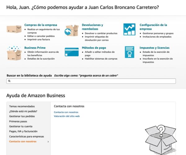 Atención al cliente de Amazon en 2022 teléfono, email, chat...