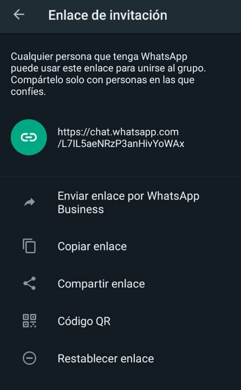 enlace invitacion whatsapp